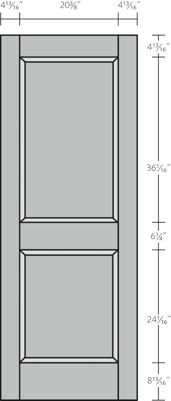 2 Panel Door