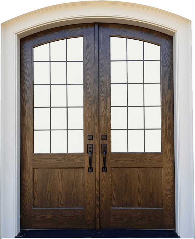 Craftsman Style Door With Arched Top